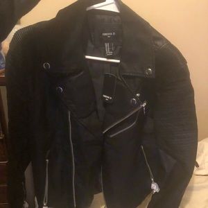 Forever 21 faux leather jacket